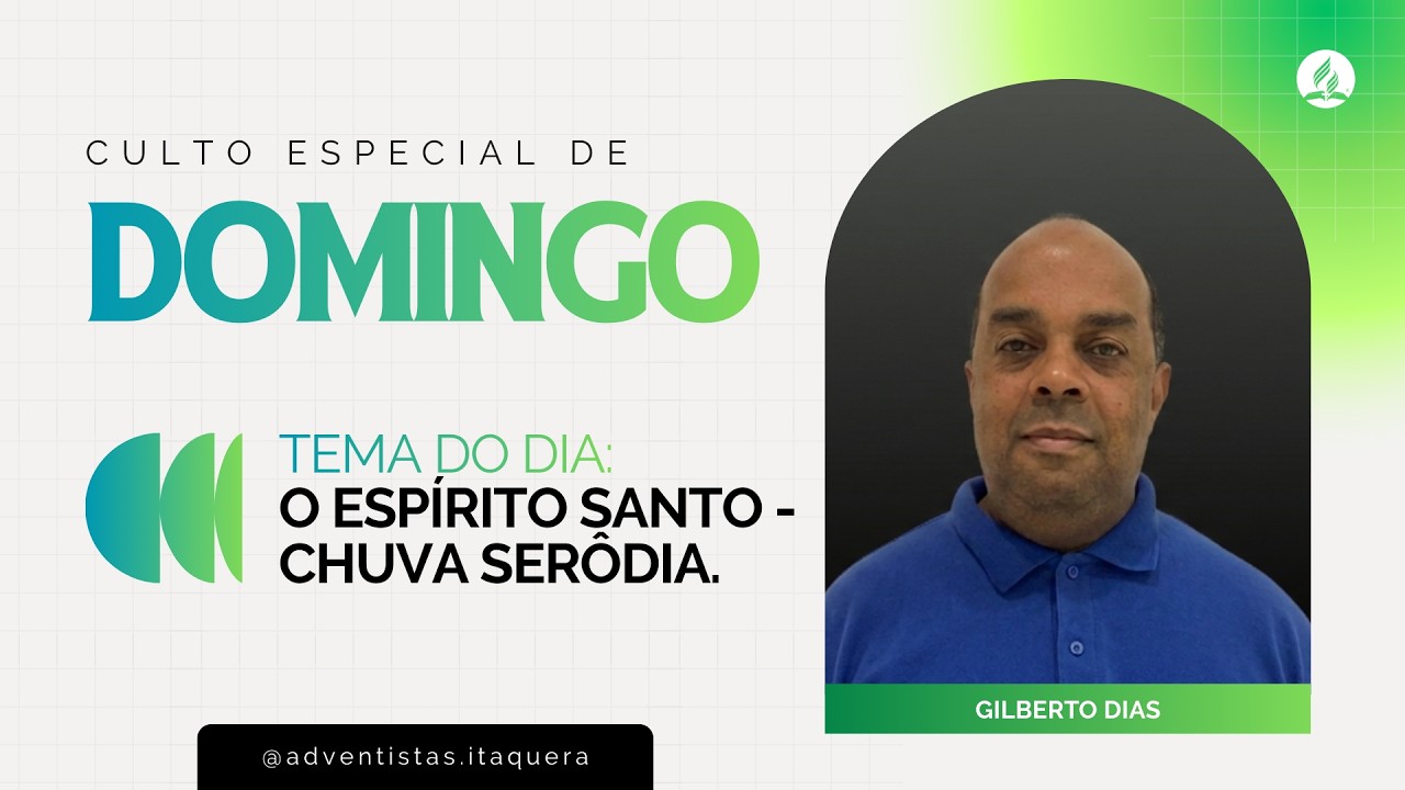 🔴 O Espírito Santo — Chuva Serôdia (lições a desaprender e a aprender) Gilberto Dias