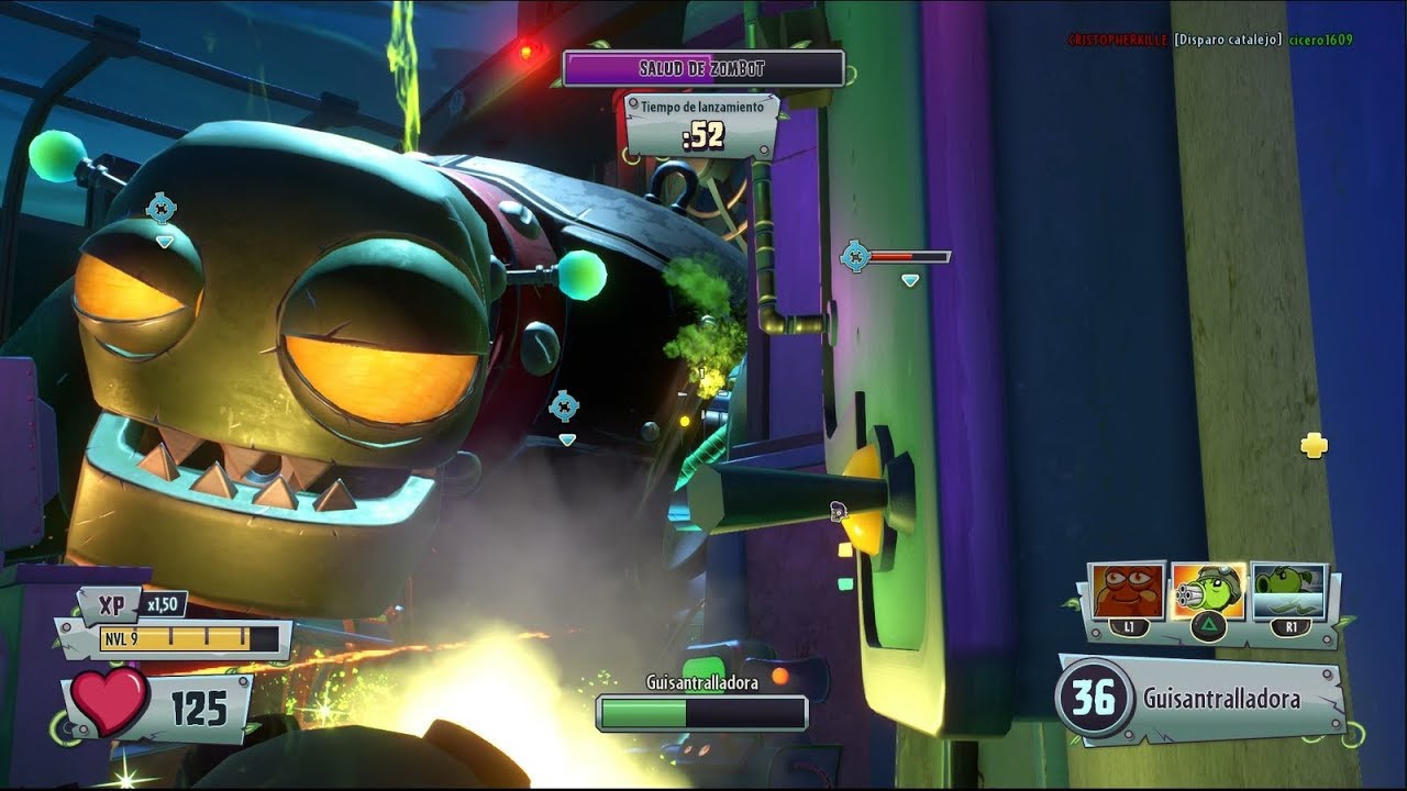 PLANTS VS ZOMBIES GARDEN WARFARE 2 ADSORCION DE TERRITORIOS ASALTO HERBAL