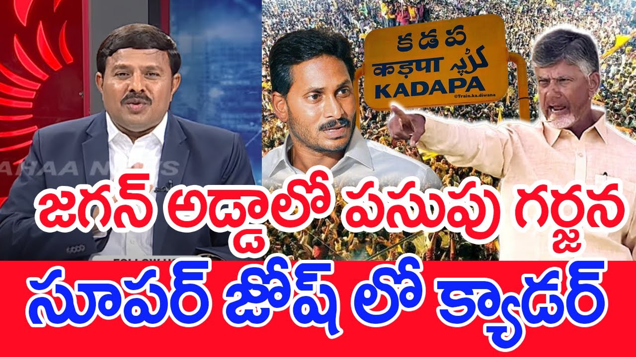 జగన్ అడ్డాలో పసుపు గర్జన..సూపర్ జోష్ లో క్యాడర్..: Mahaa Vamsi Analysis On TDP Mahanadu In Kadapa