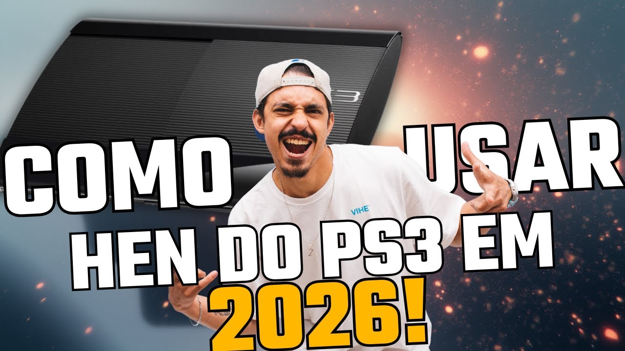 Como Usar Hen PS3 Desbloqueado em 2026! Atualizado!
