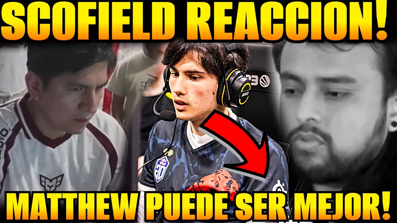 😲SCOFIELD reacciona a TIMADO😲Creo que MATTHWER puede ser MEJOR!