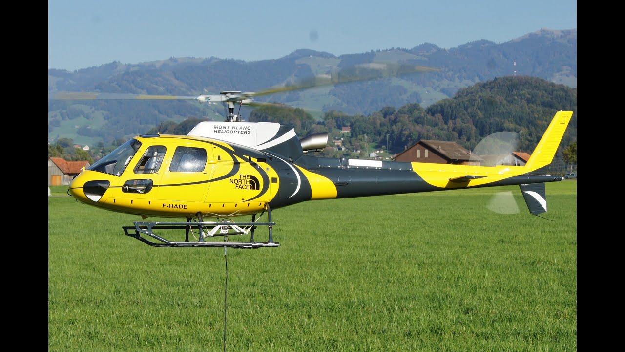 AS-350, Arbeiten mit Longline