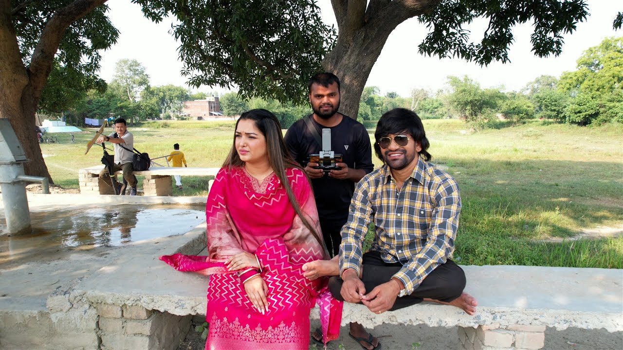 Nirahua Amrpali Hit Movie Mai Mayke Chali Jaungi Making Video || #viral  Hit