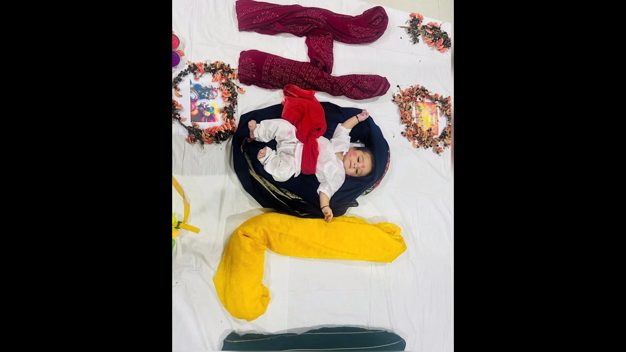 My 1st Holi🌈❤️ #holi2024 #holispecial #trendingshorts #whatsappstatus #cutebaby #ideas