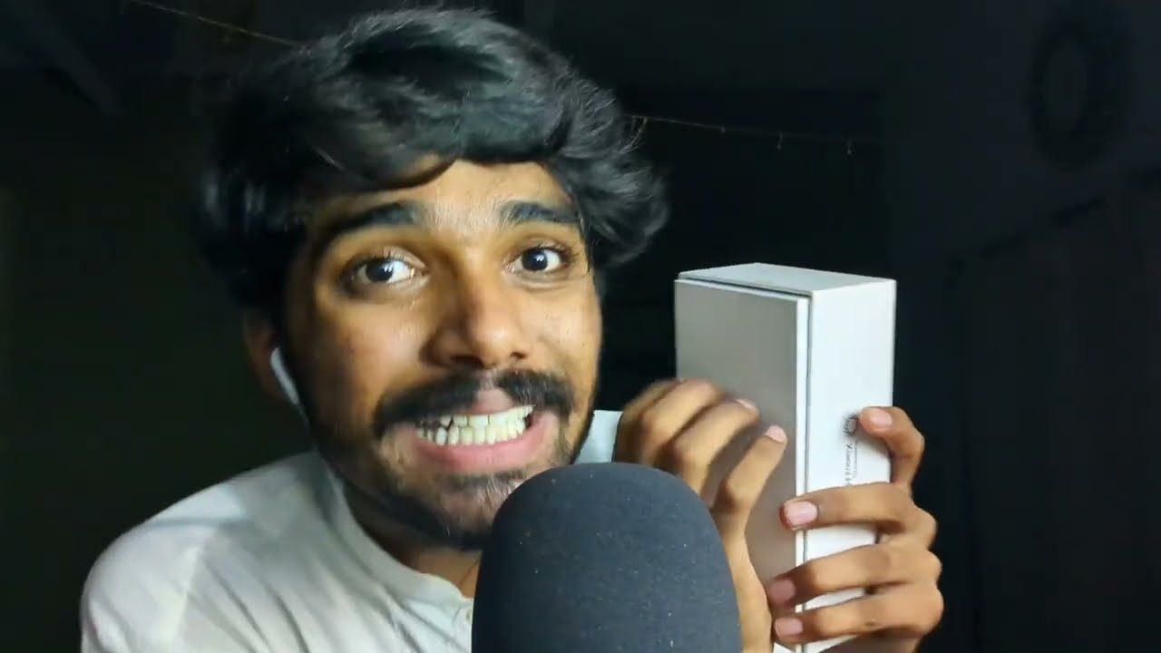 my first ASMR video unboxing new mobile 📱
