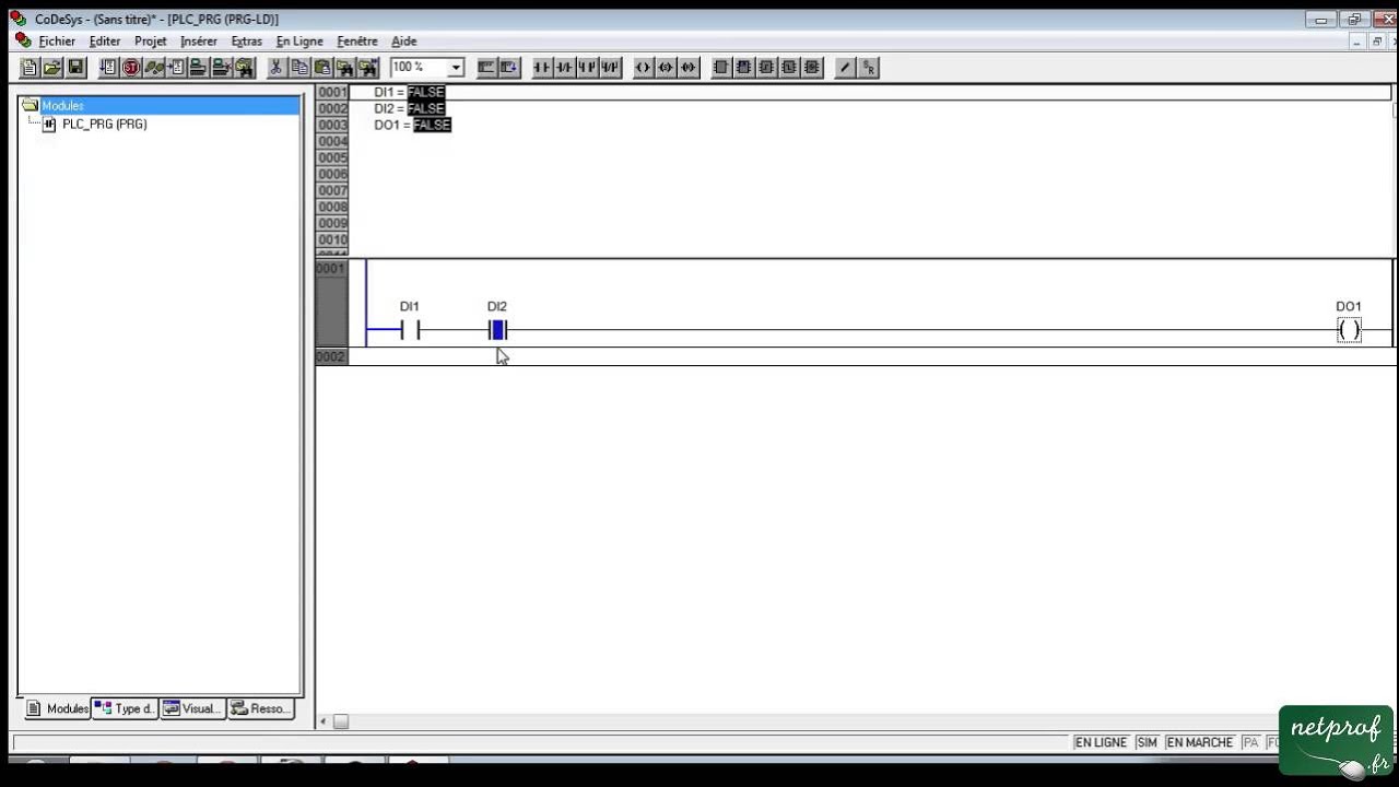 Initiation à la programmation - Prise en main de Codesys (2/8)