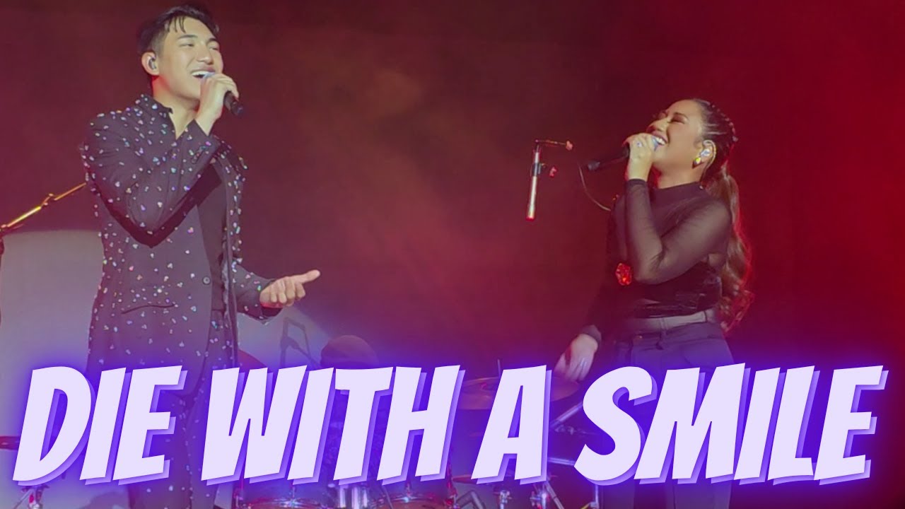 Morissette and Darren singing “Die with a Smile” LIVE Houston Texas June 14th, 2025