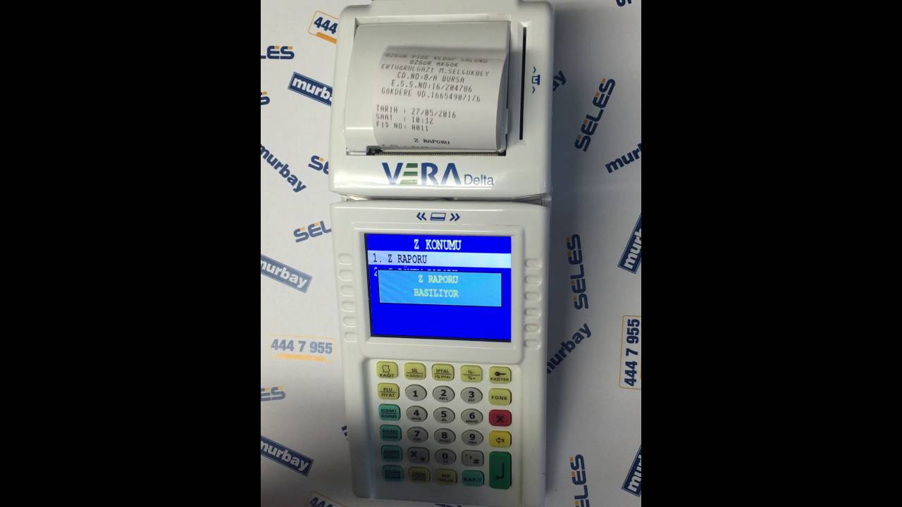 VERA DELTA Ek Nüsha, Z Raporu, Banka Gün Sonu Uygulaması