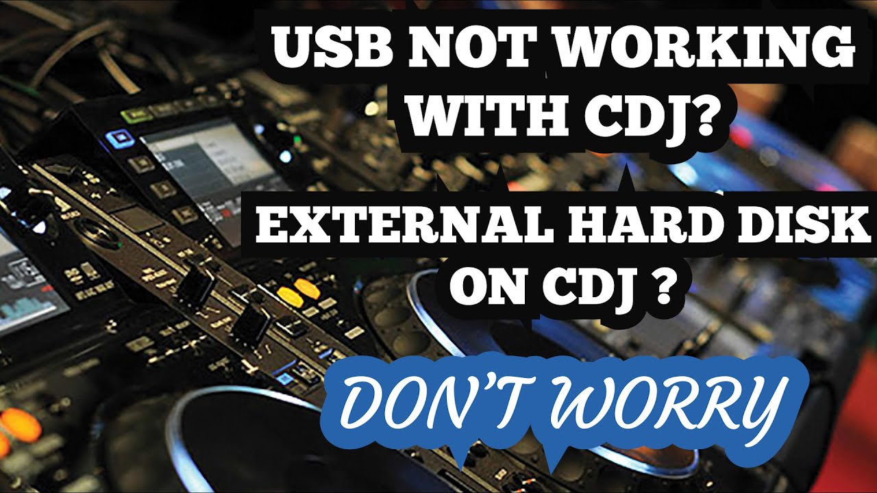 USB-накопитель не работает с CDJ | Внешний жёсткий диск на CDJ | Pioneer Dj | ПК с Windows и Mac