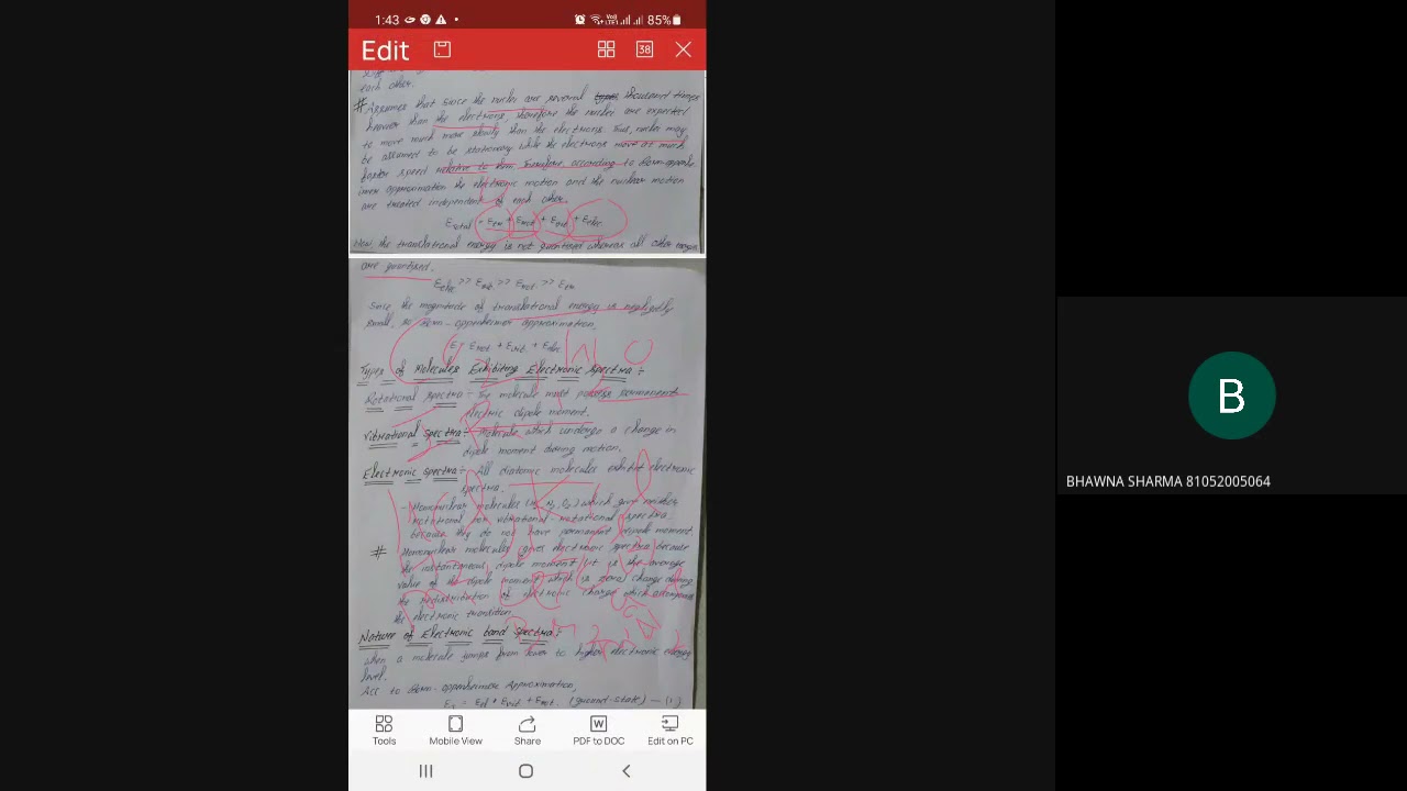 Class B sc 6th sem ,Topic  Introduction Electronic Spectrum ,subject  Physical chemistry