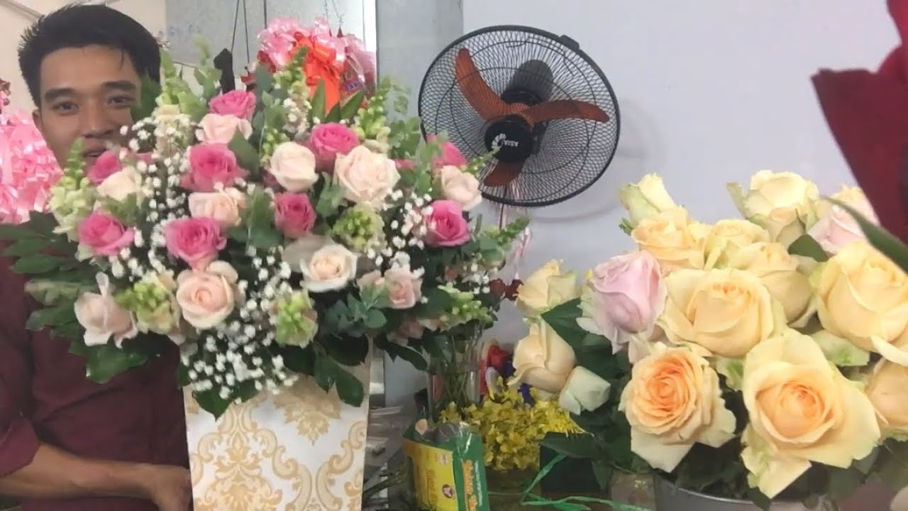 Hướng Dẫn Cắm Hoa Sinh Nhật Nghệ Thuật Năm 2019 ||hoadaiduong.com