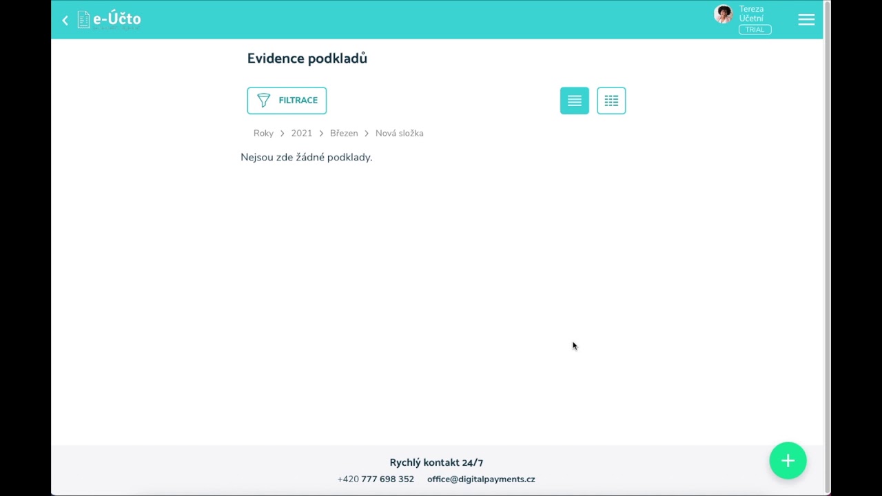 e-&Uacute;čto - Nahr&aacute;v&aacute;n&iacute; &uacute;četn&iacute;ch podkladů