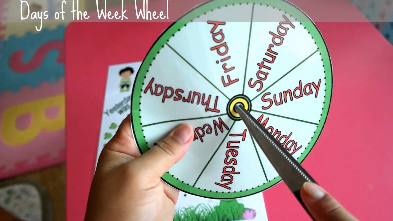 Days of the Week Wheel