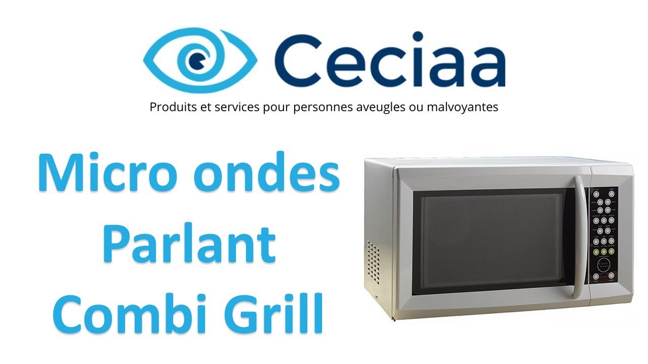 Micro-ondes combi grill parlant