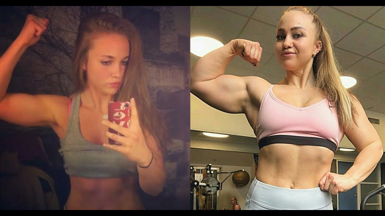 Muscle transformation of Angelica Enberg
