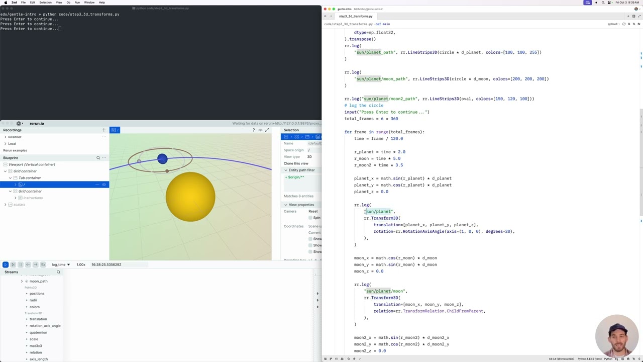 Master 3D Transform Hierarchies in Rerun: A Gentle Introduction to Rerun (Part 3)