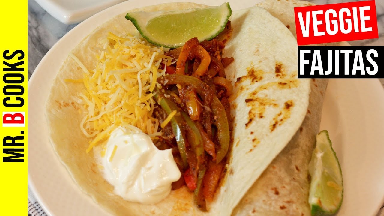 Veggie Fajitas Recipe: How to Make Veg Fajitas (Quick Vegetarian Dinner Recipe)