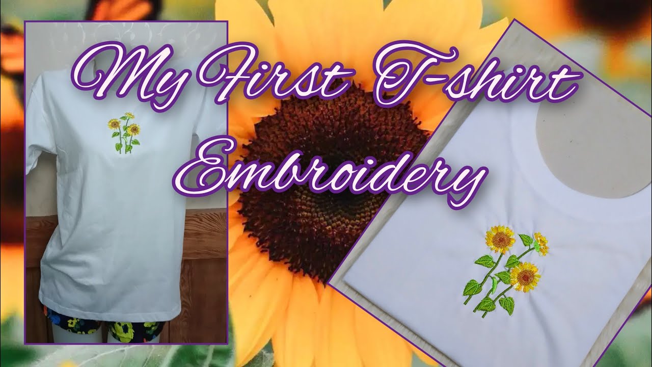 T-shirt Embroidery with my Juki Embroidery Machine