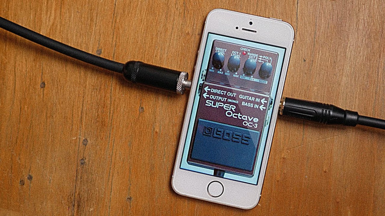 Boss OC Poly на вашем iPhone/iPad/AmpModeler/AudioInterface (руководство по октавным эффектам)