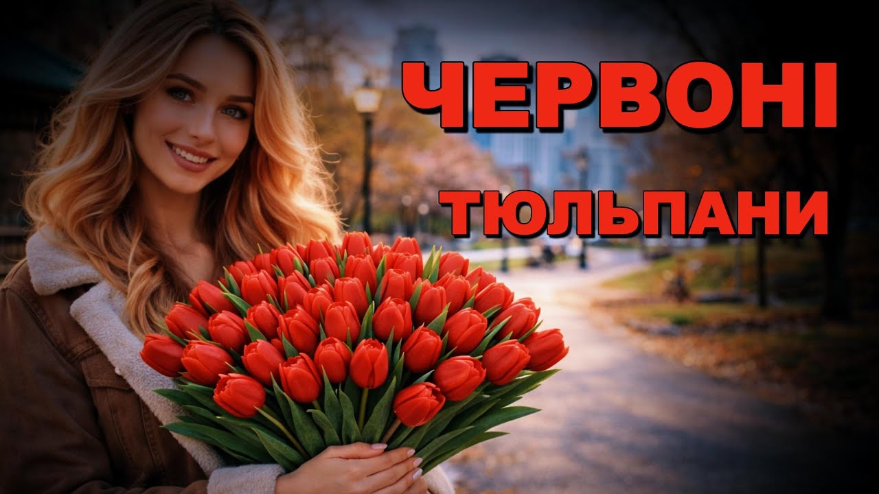 Червоні тюльпани 🌷 Пісня до Дня закоханих | Авторська Українська пісня