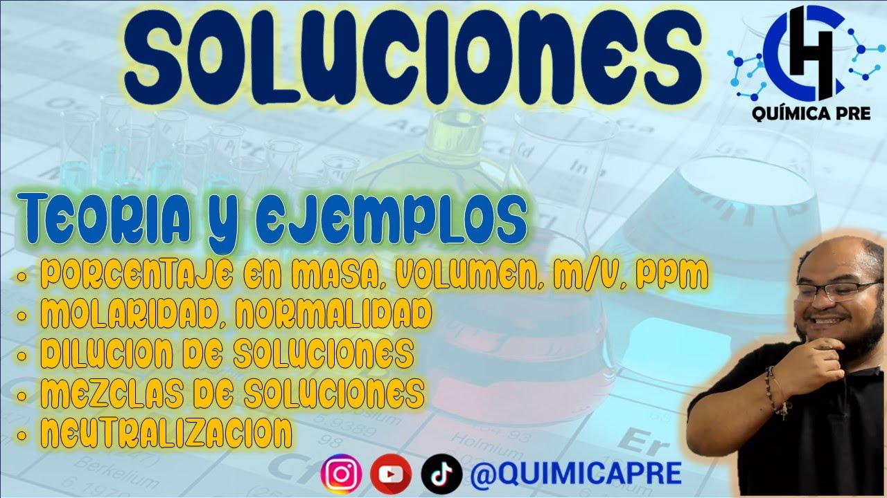 SOLUCIONES - TEORIA Y EJEMPLOS