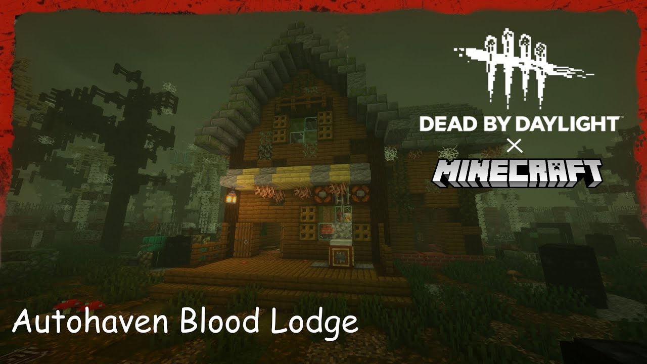 Autohaven Blood Lodge in minecraft | Dead by Daylight | Map Reveal