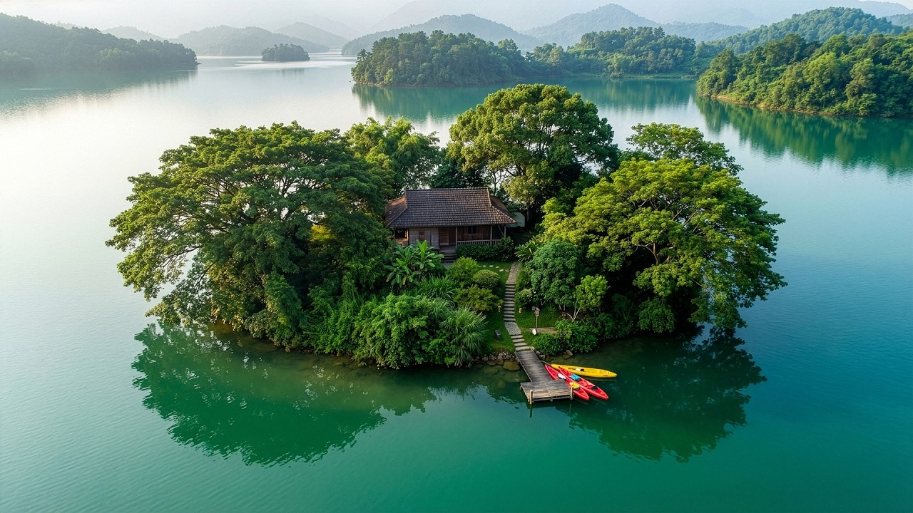 No Phone. No Power. She Disappeared from Society, Built an Deserted island Life Nobody Expected