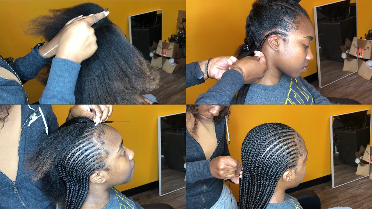 Parting technique for small feed ins |Solei.beauty