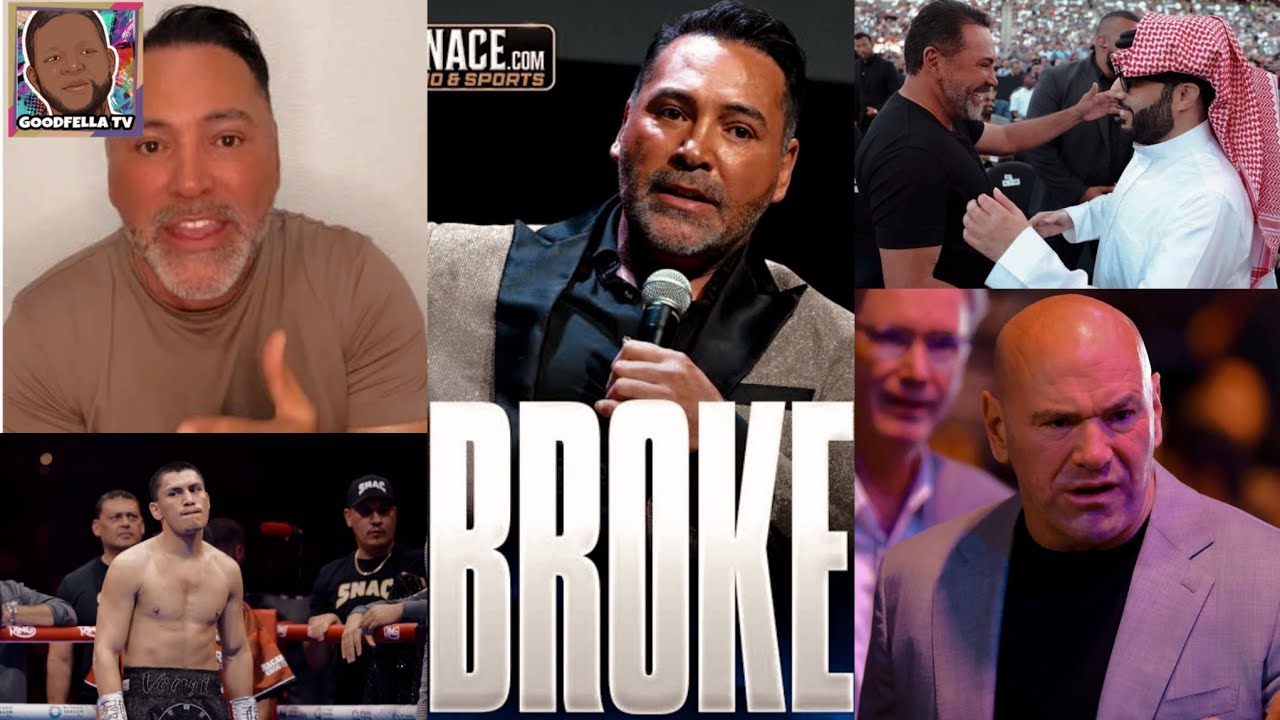 Oscar De La Hoya Latest Clap CAP Thursday Aimed at Dana White With Omission of Truth!!!