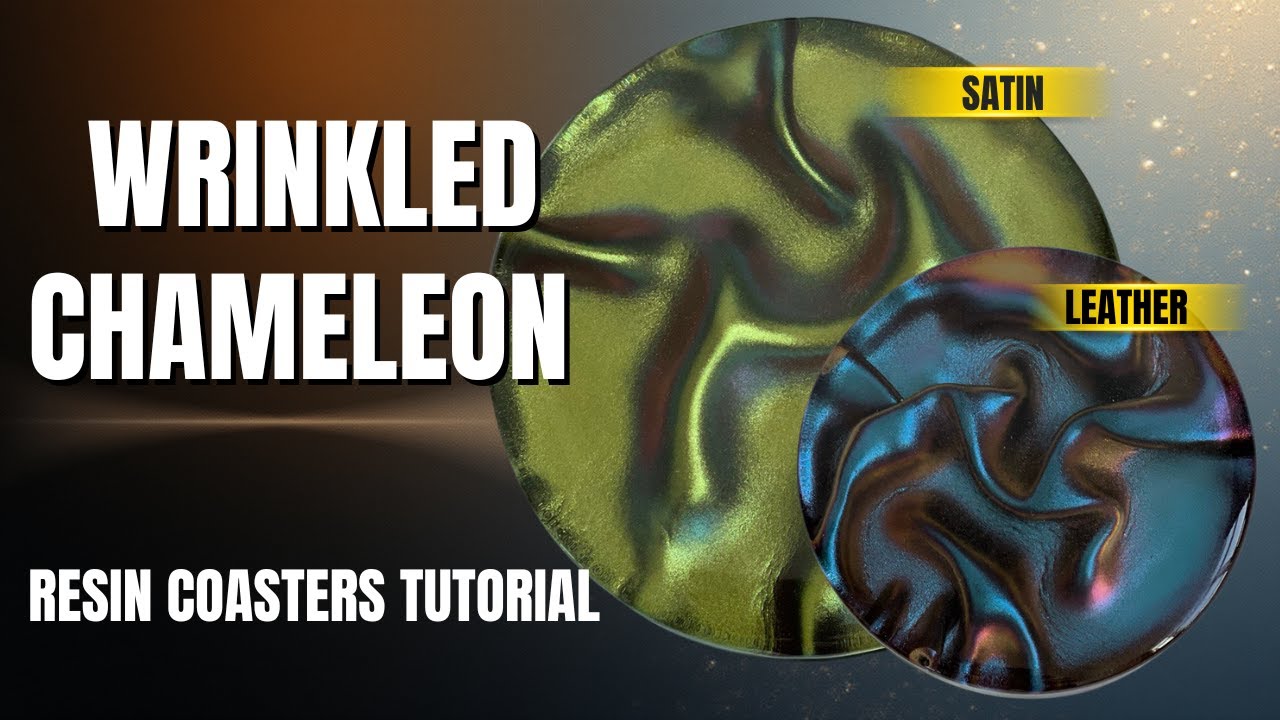 Wrinkled Chameleon Coasters: Satin vs Leather (Which Wins?)