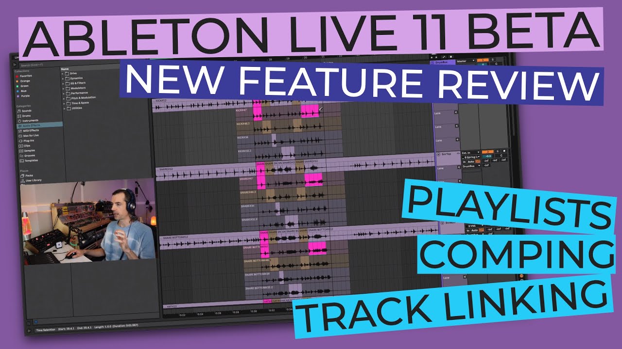 Pro Tools Killer? Exploring Ableton Live 11 Beta: Track Linking, Playlist, and Comping Deep Dive