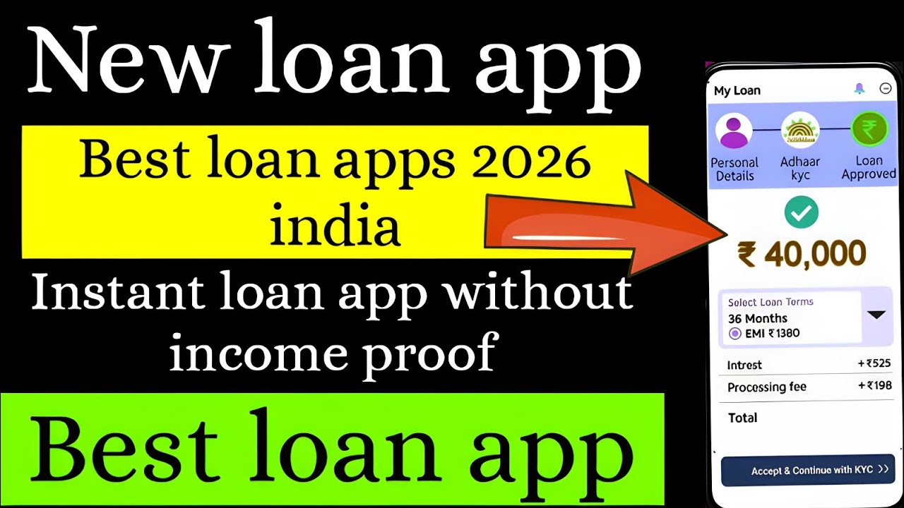 Best loan apps 2026 india Instant loan app without income proof Best loan app