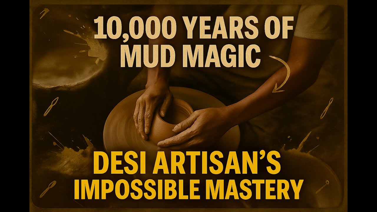From Mud to Masterpiece: 10,000 Years of Clay Magic by a Desi Artisan
