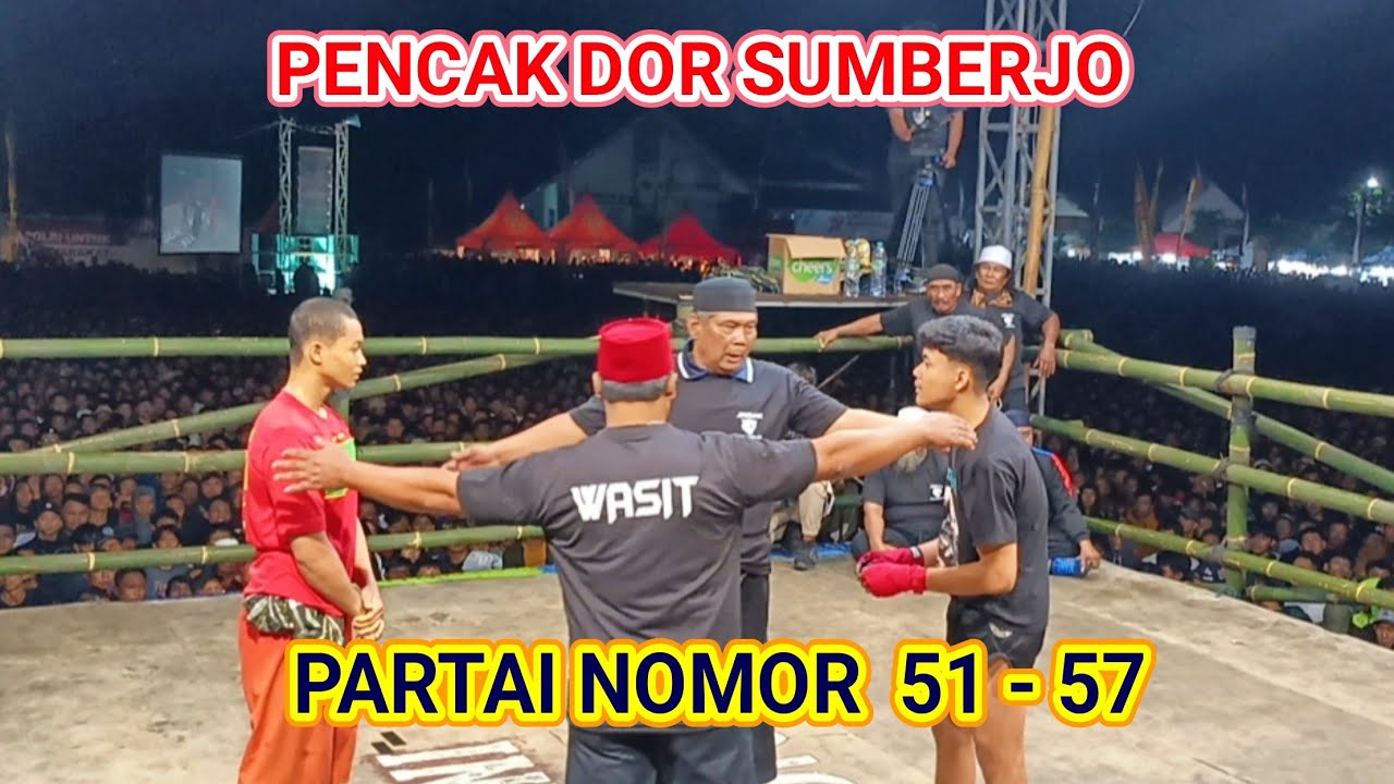 Partai nomor 51 - 57 pencak dor sumberjo Sanankulon blitar 2025