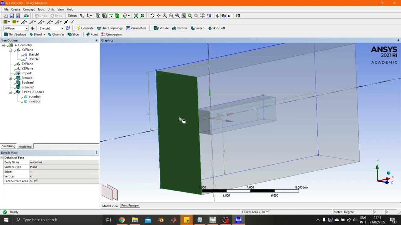 HyTech Racing - ANSYS Fluent CFD Tutorial Part 1/4 - Geometry Preparation