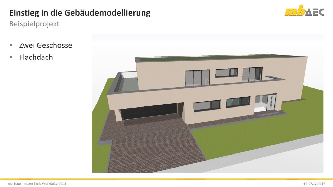 ViCADo.arc 2018 - Einstieg in die 3D Gebäudemodellierung