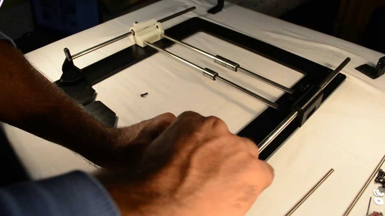 Prusa i3 Build Tutorial : Part 3 - Assembling the X axis and the Z axis Basic Frame