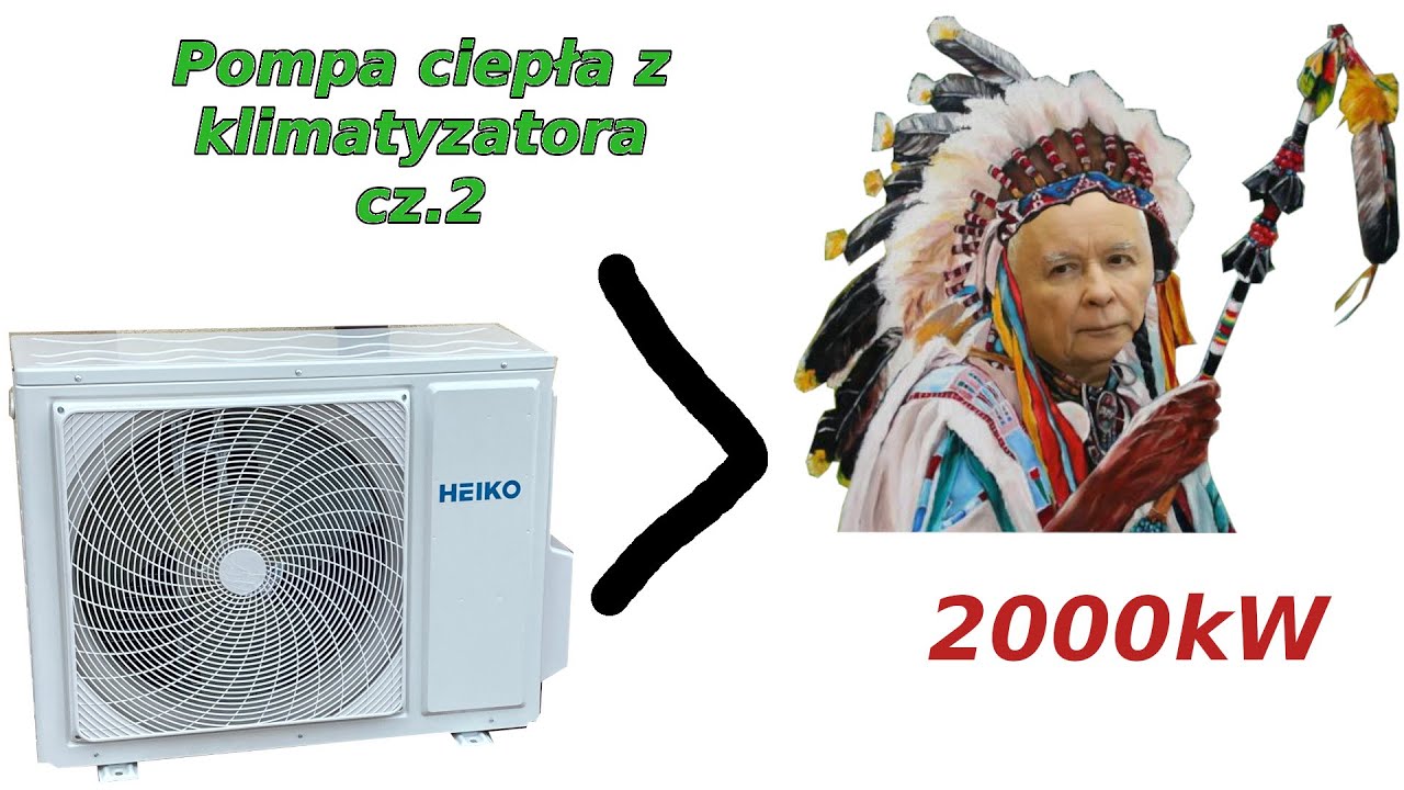 Pompa ciepła z klimatyzatora cz.2 - pierwsze wnioski