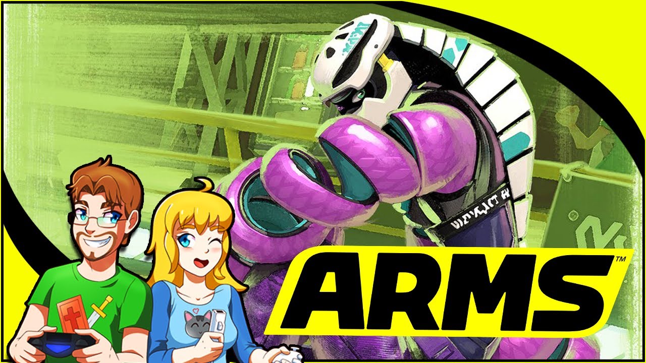 ARMS Versus Multiplayer 2P Kid Cobra Gameplay (Nintendo Switch)