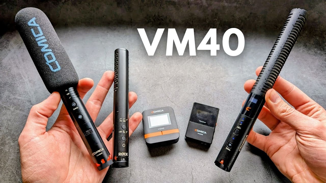 Comica VM40 Long Term REVIEW ( vs Comica VM30 & Rode VideoMic NTG) Best Wireless Shotgun Microphone