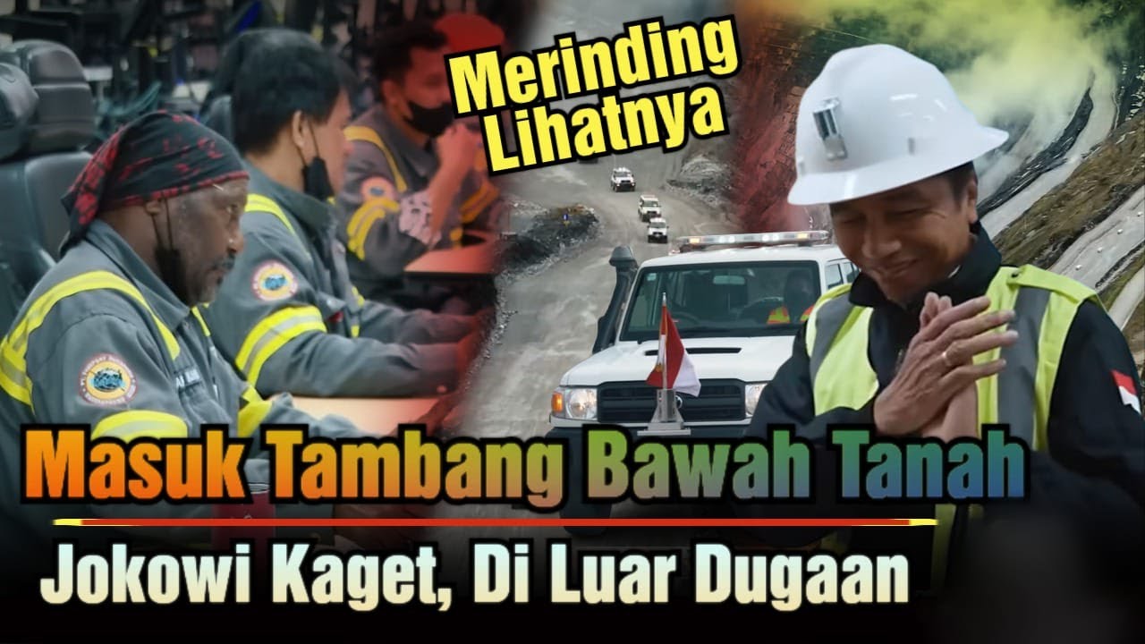 Jokowi Kaget! Temukan Ini di Tambang Bawah Tanah Freeport Papua! Coba Lihat