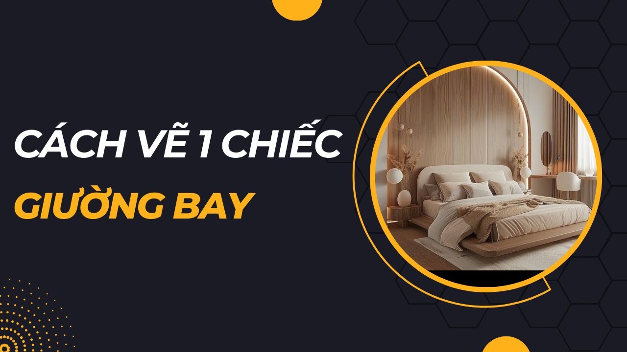 Cách vẽ chiếc giường bay phong cách Nhật Bản