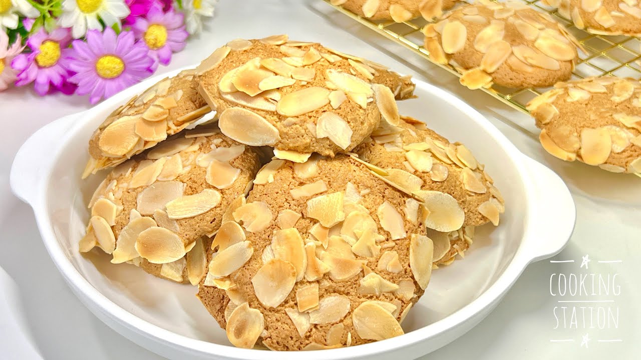 Миндальное печенье с кокосом и медом | Легкий рецепт молотого миндаля