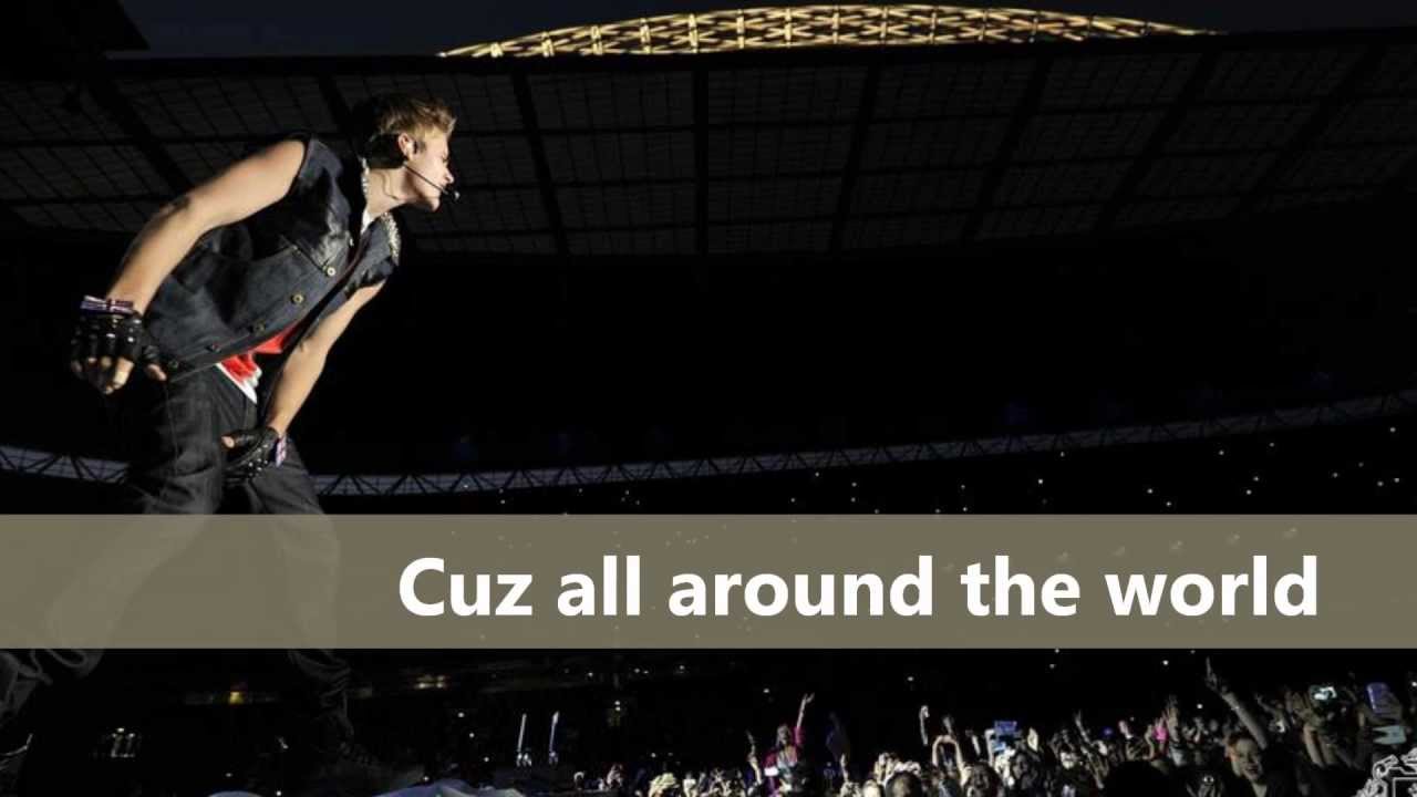 All around the world - Justin Bieber Karaoke HD