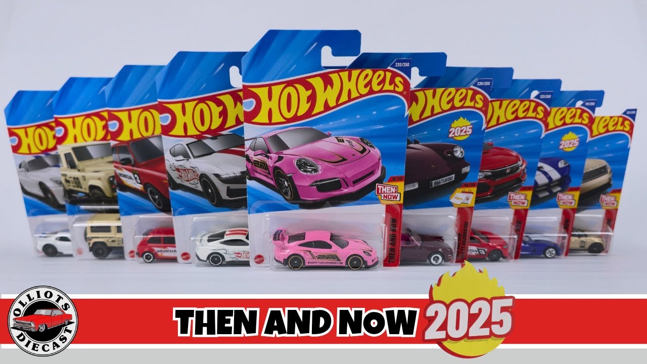 Hot Wheels Then and Now 2025