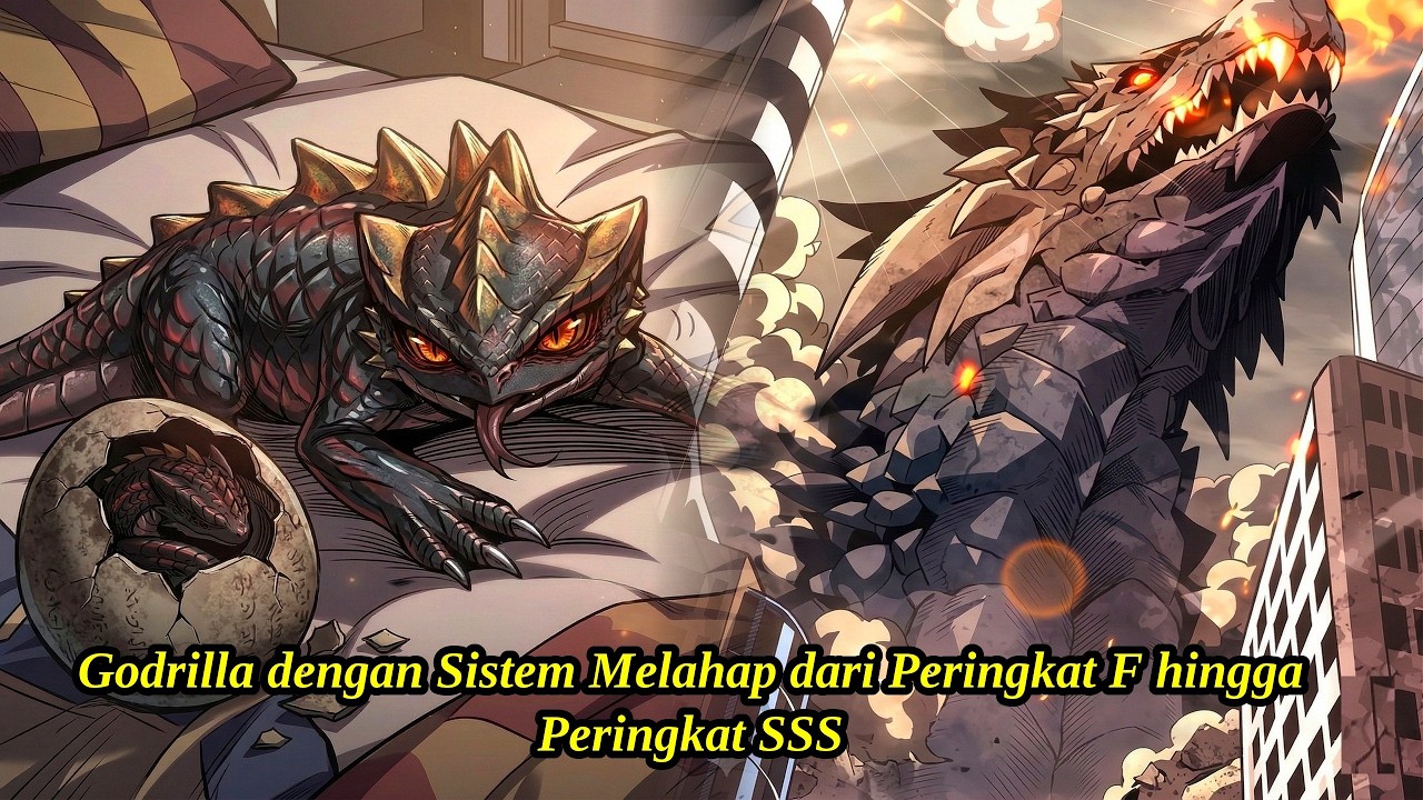 Godrilla dengan Sistem Melahap dari Peringkat F hingga Peringkat SSS - Rekap Manhwa