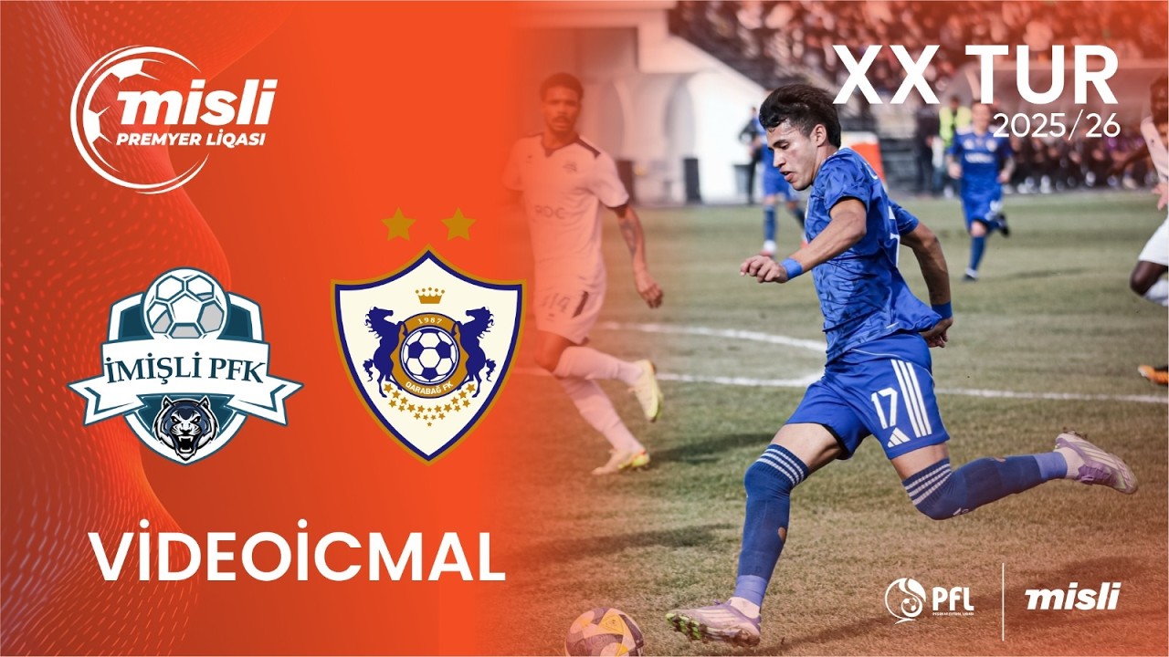 Misli Premyer Liqası 2025/2026 XX tur “İmişli” 0–1 “Qarabağ”
