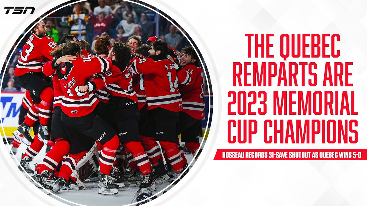 The Quebec Remparts are 2023 Memorial Cup Champions!