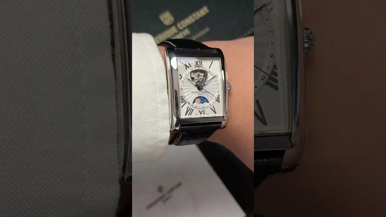 Frederique Constant Carree Steel Moon Indicator FC-335MS4MC6 | Love Authentic Watches
