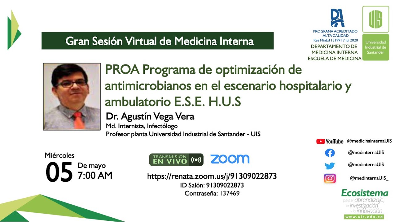PROA Programa de optimización de antimicrobianos en el escenario hospitalario y ambulatorio